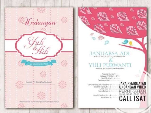 0857 9999 7691 Wacall Isat Jasa Video Undangan Pernikahan