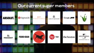 Our current super members
 