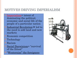 motives of imperialism in africa