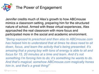 Age of Learning Research: How ABCmouse Improves Motivation, Engagement ...