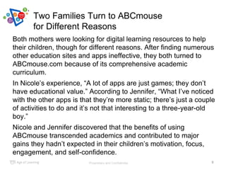 Age of Learning Research: How ABCmouse Improves Motivation, Engagement ...