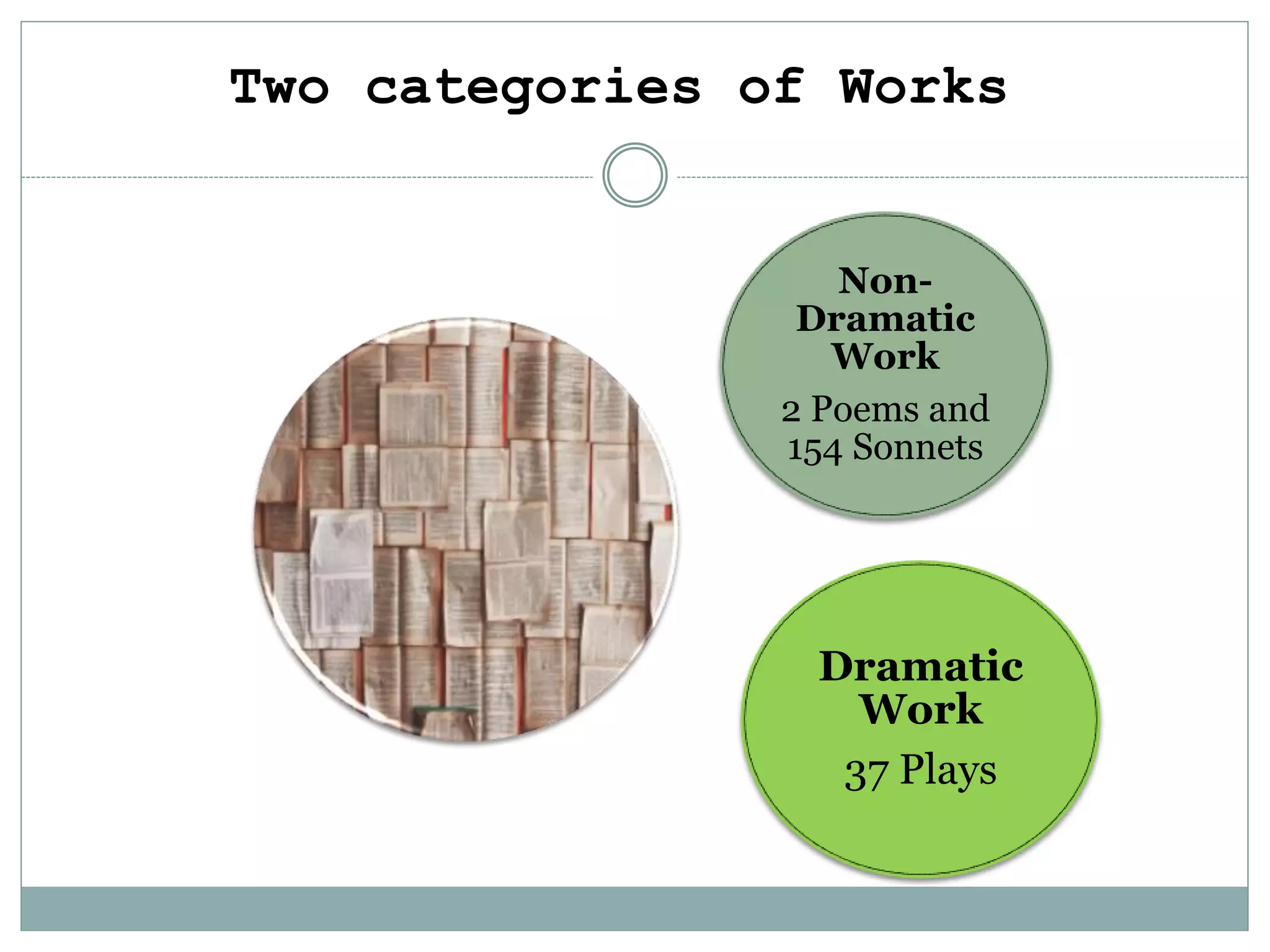 The Age of Shakespeare