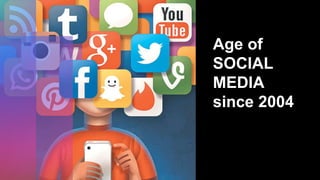 Age of
SOCIAL
MEDIA
since 2004
 