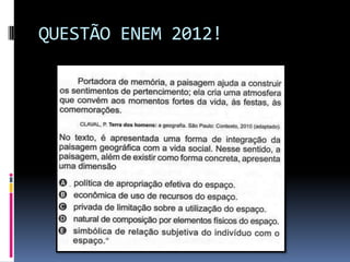 QUESTÃO ENEM 2012!
 