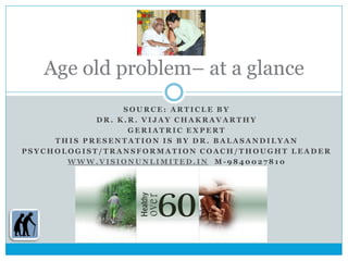 Age old problem | PDF