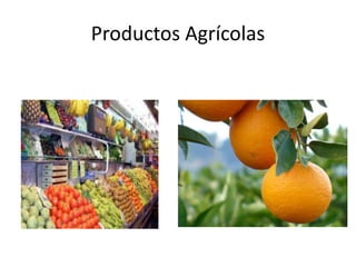 Productos Agrícolas

 