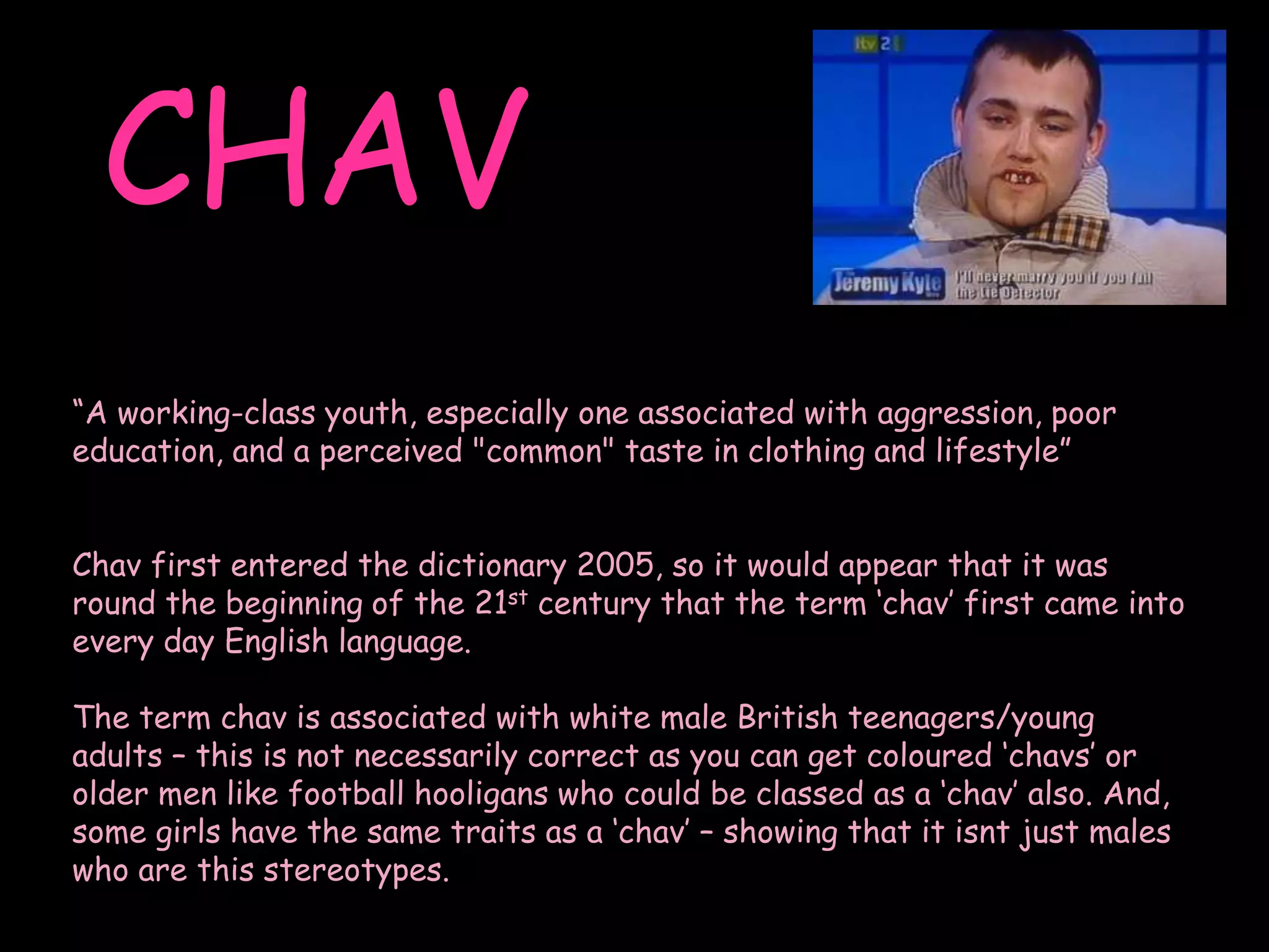 A variety of ages are found within all programs and all genres. 