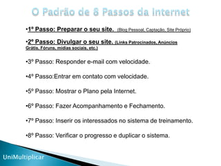 2º Passo: Divulgar o seu site.