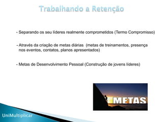  Demonstram pró atividade e vontade para aprender - Reportagem recente JB Online e site Investimentos e Notícias“Muitos jovens buscam crescimento por meio desse sistema de vendas, já que os pontos positivos são muitos: não exigência de experiência profissional prévia, reconhecimento dentro da empresa, renda significativa, crescimento pessoal etc.”UniMultiplicar