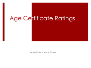 Age rating presentation | PPT
