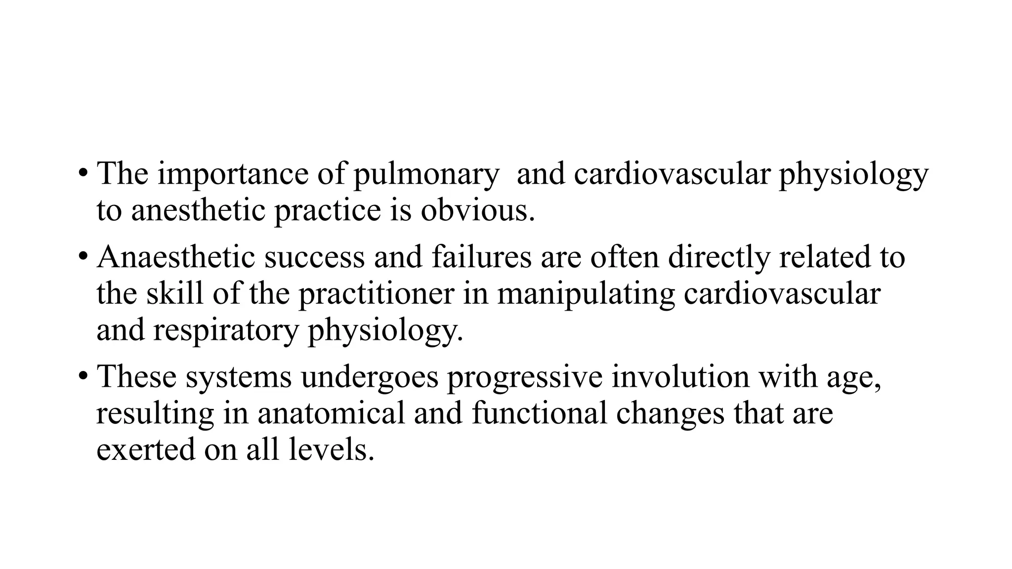 Age related changes in cvs and respiratory system | PPT | Free Download