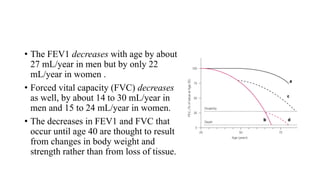 Age related changes in cvs and respiratory system | PPTX