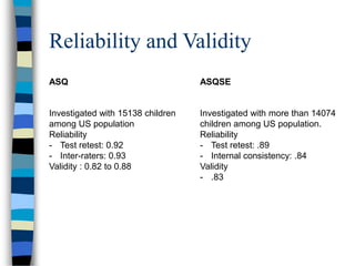 Ages & Stages QuestionnairesSocial emotional.ppt