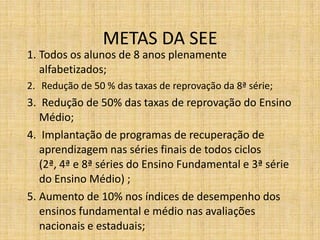    Data incluída no calendário escolar sem a presença de alunos, onde professores, coordenadores, diretores e supervisores analisam os resultados de suas escolas apoiados pelos relatórios pedagógicos e ajustam suas propostas de trabalho.Dia do SARESP na Escola