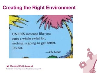 Creating the Right Environment
 