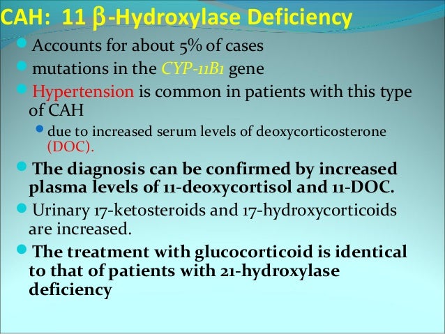 11 Beta Hydroxylase Deficiency Hyperkalemia Diet