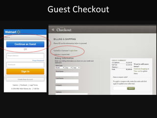 Guest Checkout
 