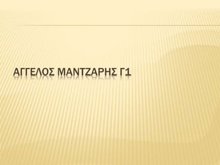 ΑΓΓΕΛΟΣ ΜΑΝΤΖΑΡΗΣ Γ1
 