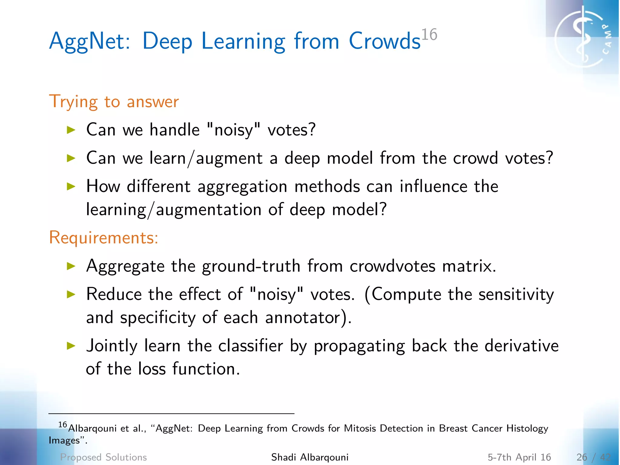 Deep Learning From Crowds