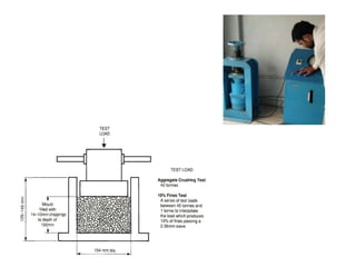 Aggregate - coarse aggregates, testing & limits | PPTX