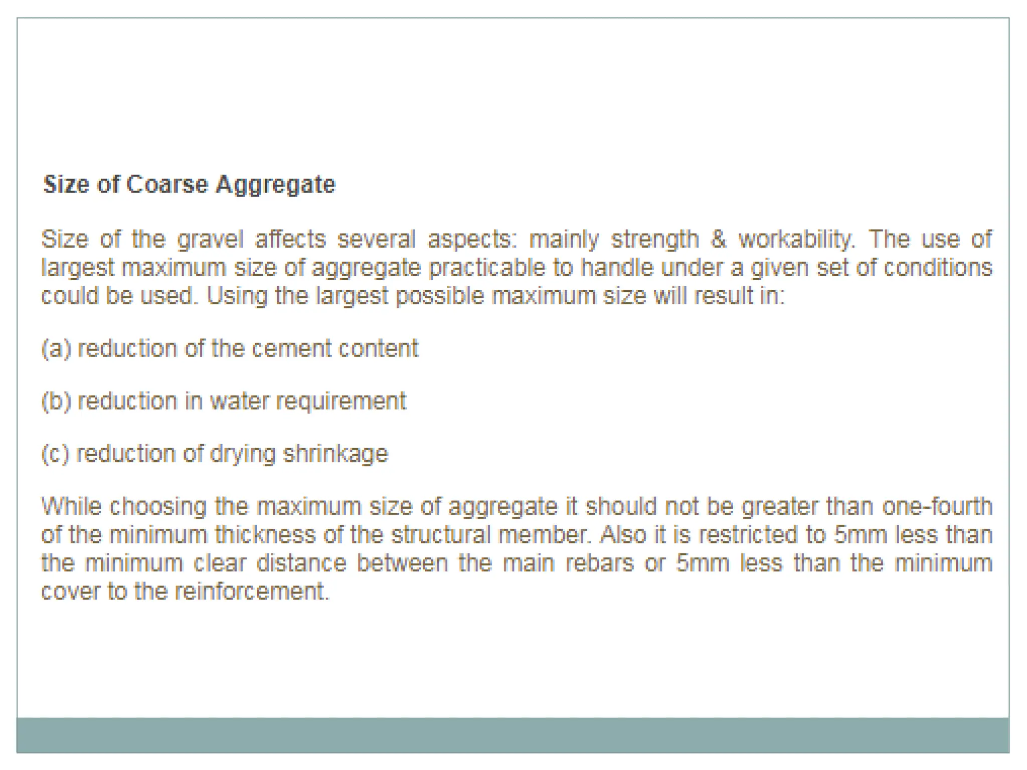 FINE AGGRGATE AND COARSE AGGREGATE IN CONCRETE | PPTX