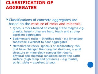 Aggregate for concrete mixing work at the site | PPT