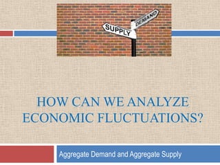 How can we analyze economic fluctuations? Aggregate Demand and Aggregate Supply 