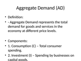 aggregate demand: definition and formula - Images... Keynes's Aggregate_Demand_and_Supply.pptx