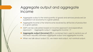 Economic Output Examples aggregate expenditure and equilibrium output economics | PPTX