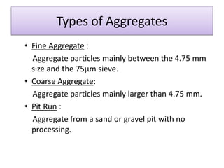 pavement materials:aggregates | PPTX