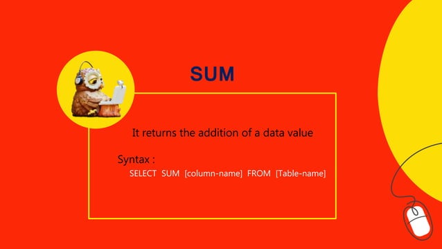 Aggregate function | PPT