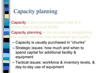 Aggregate Planning for industrial engineering | PPT