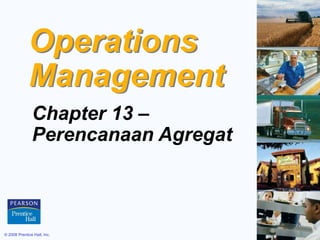 Comprehensive Guide to Aggregate Planning in Operations Management | PPTX