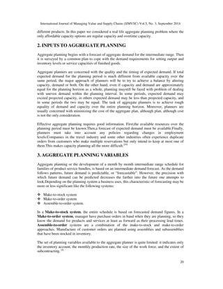 Aggregate planning using transportation method a case study in cable ...