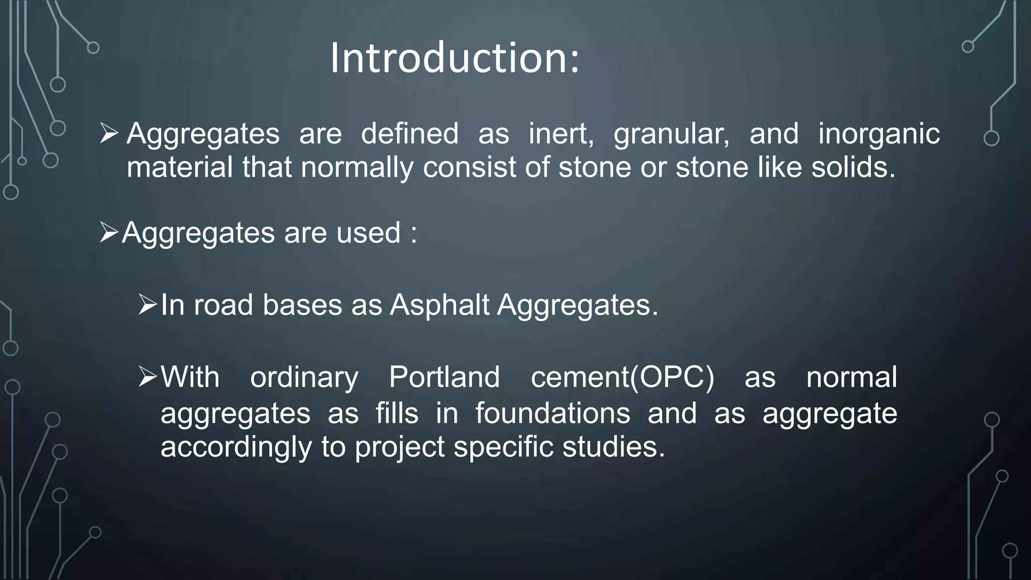Aggregates | PPT