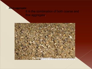 Presentation on Aggregates, Aggregates types. | PPTX