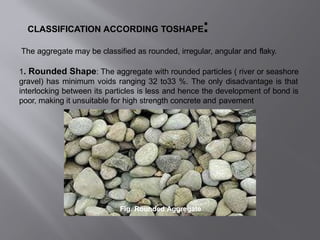 Presentation on Aggregates, Aggregates types. | PPTX