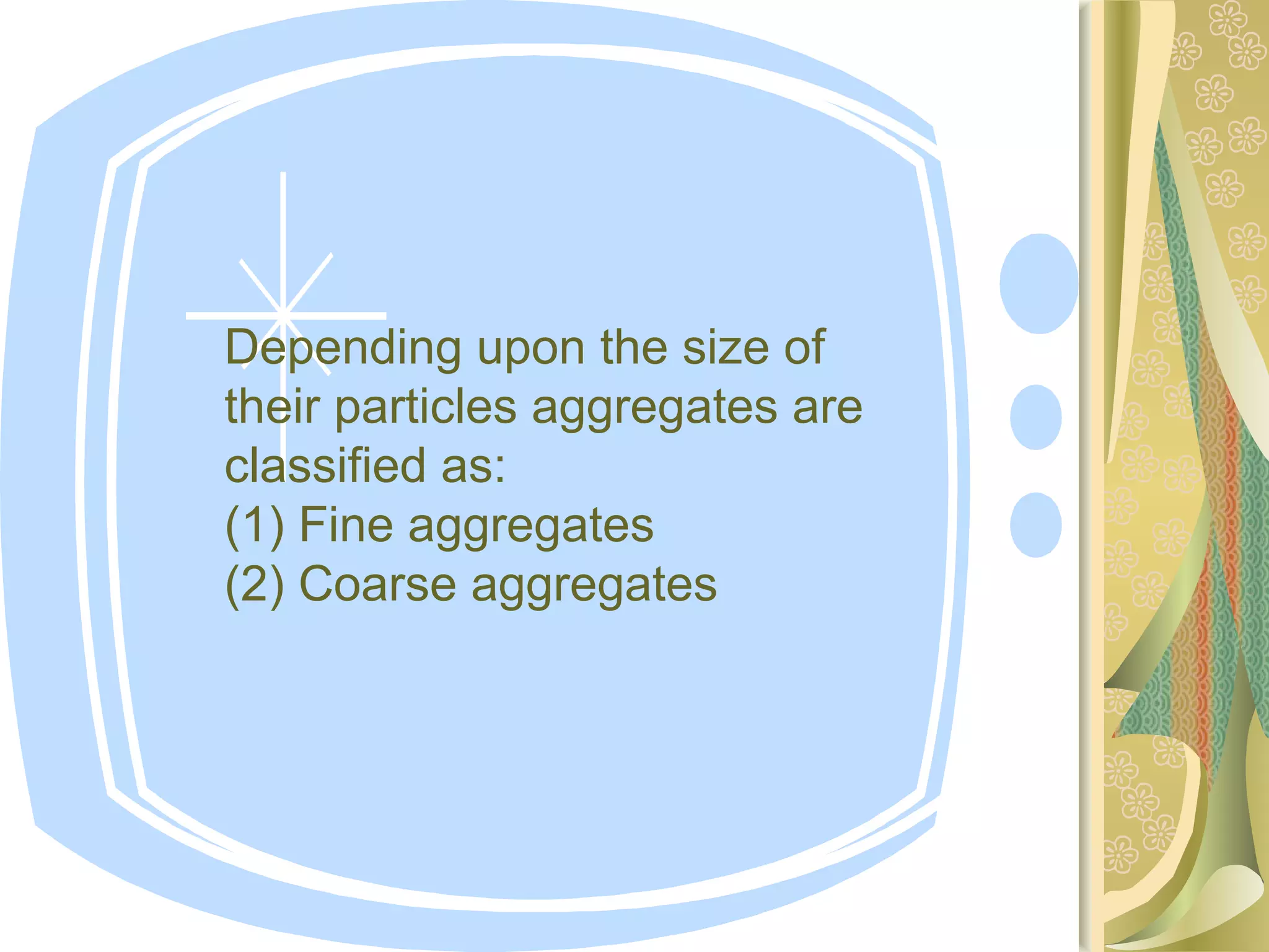 Aggregates ppt | PPT