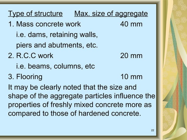 Aggregates ppt | PPT