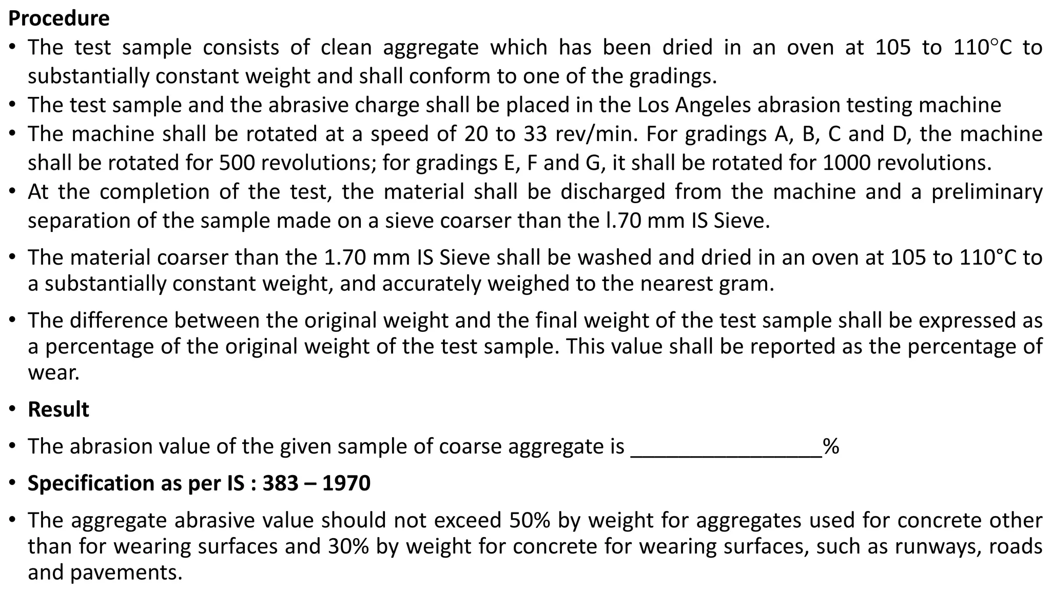 Aggregates types and test as per Indian Standard | PPTX