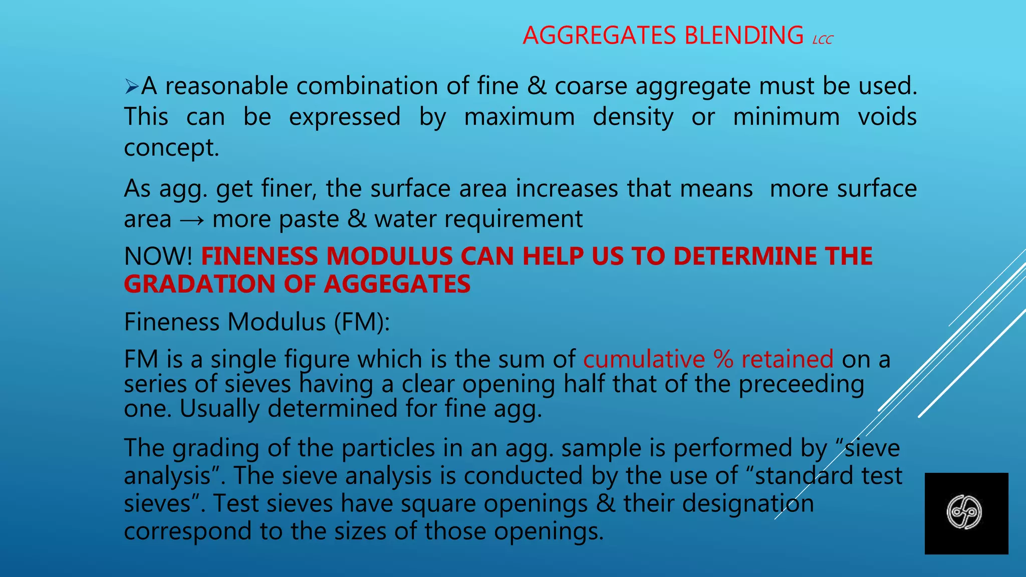 Aggregates blending Lcc | PPTX