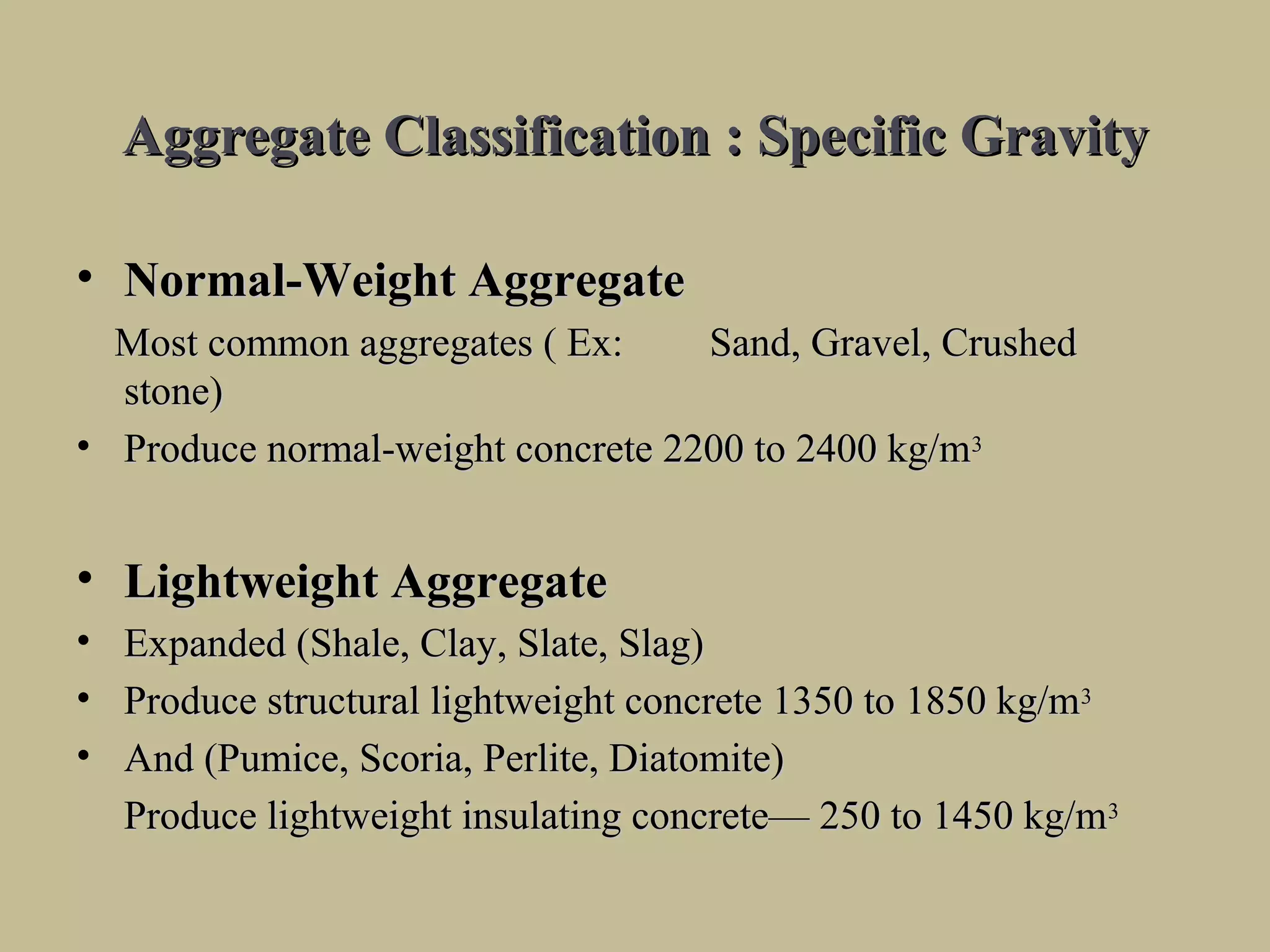 Aggregates of Concrete | PPT