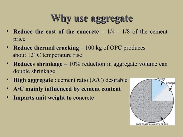 Aggregates of Concrete | PPT | Geology | Science