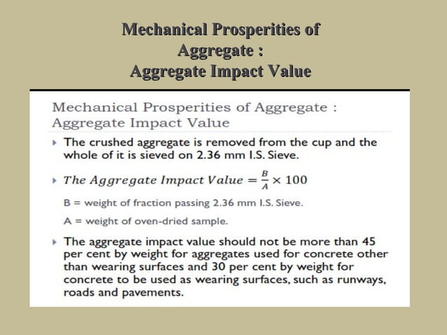 Aggregates of Concrete | PPT | Geology | Science