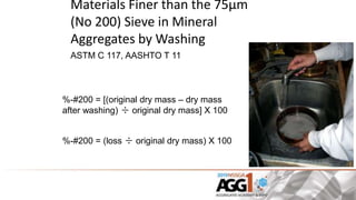 Aggregate testing | PPTX