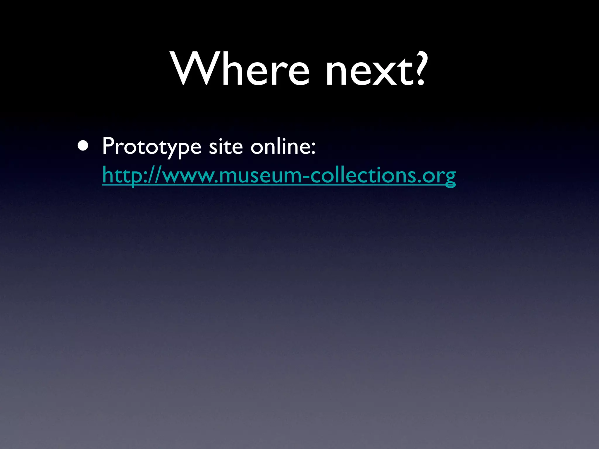 Exploring Museum Collections Online: The Quantitative Method