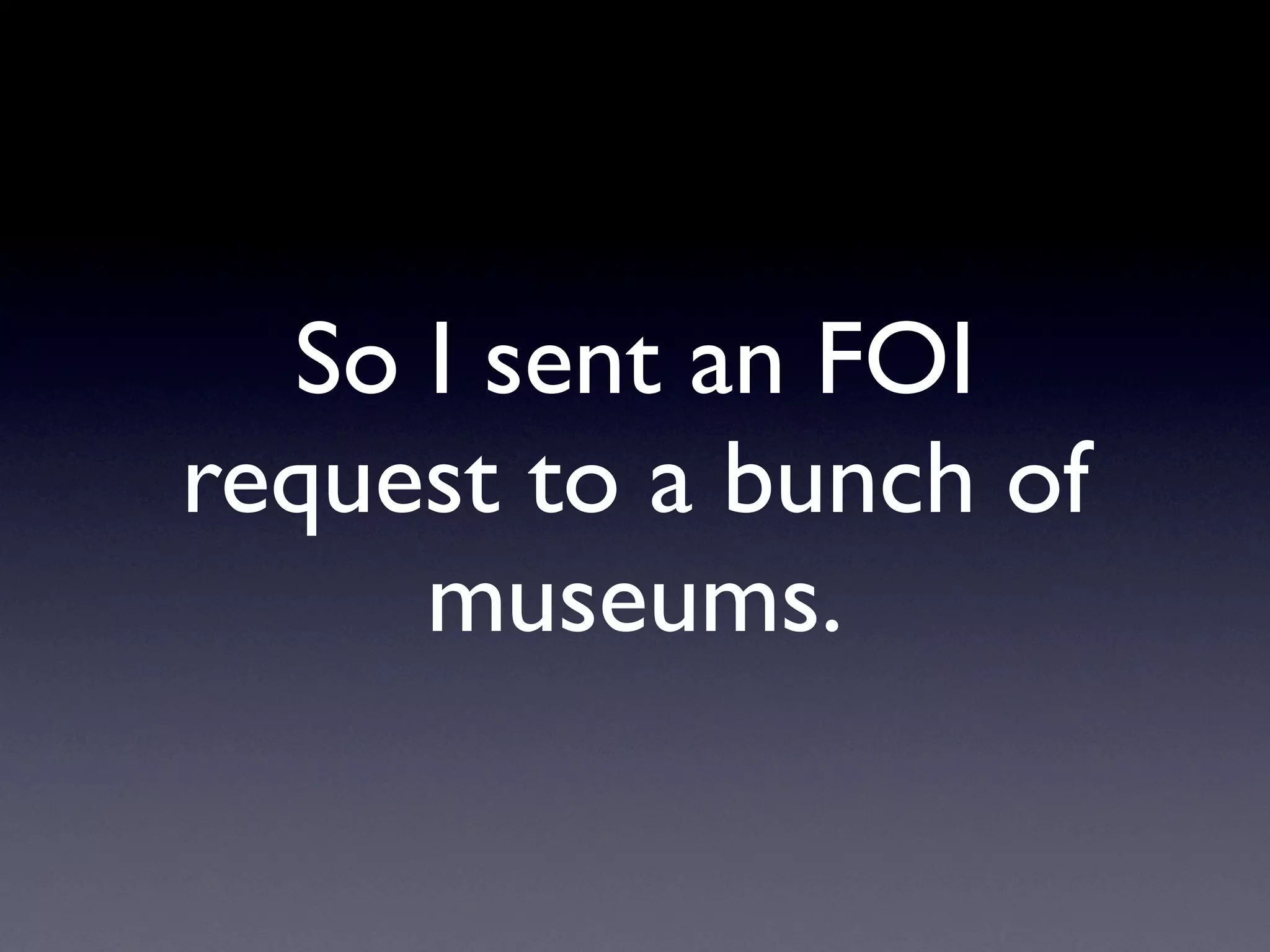 Exploring Museum Collections Online: The Quantitative Method