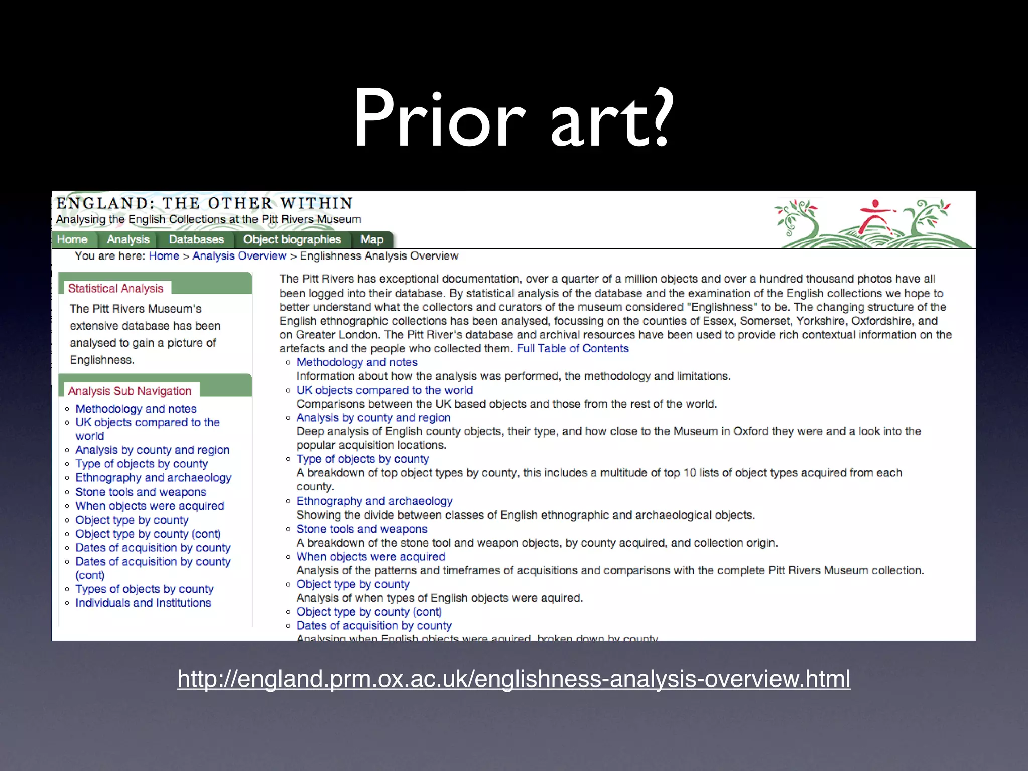 Exploring Museum Collections Online: The Quantitative Method