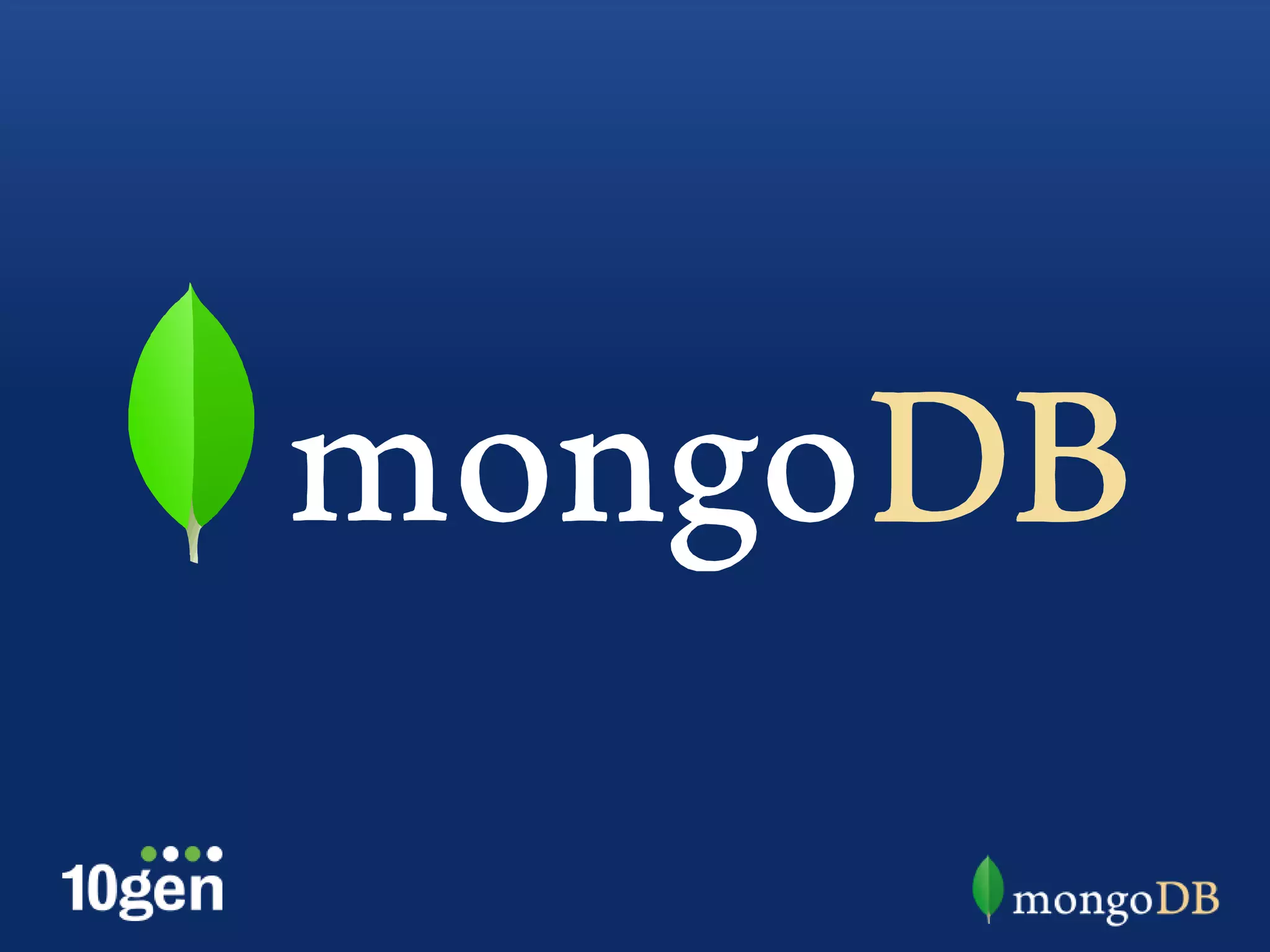 MongoDB Aggregation MongoSF May 2011