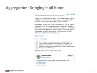 Aggregation: Bringing it all home




                                    42
 